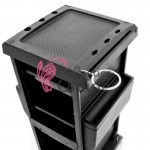 Ucenic pentru coafor cu 4 sertare model 100 C negru, art ACP 109330